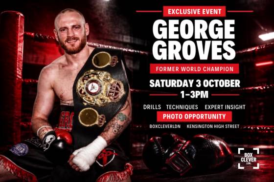 Boxing Masterclass with George Groves at BoxcleverLDN