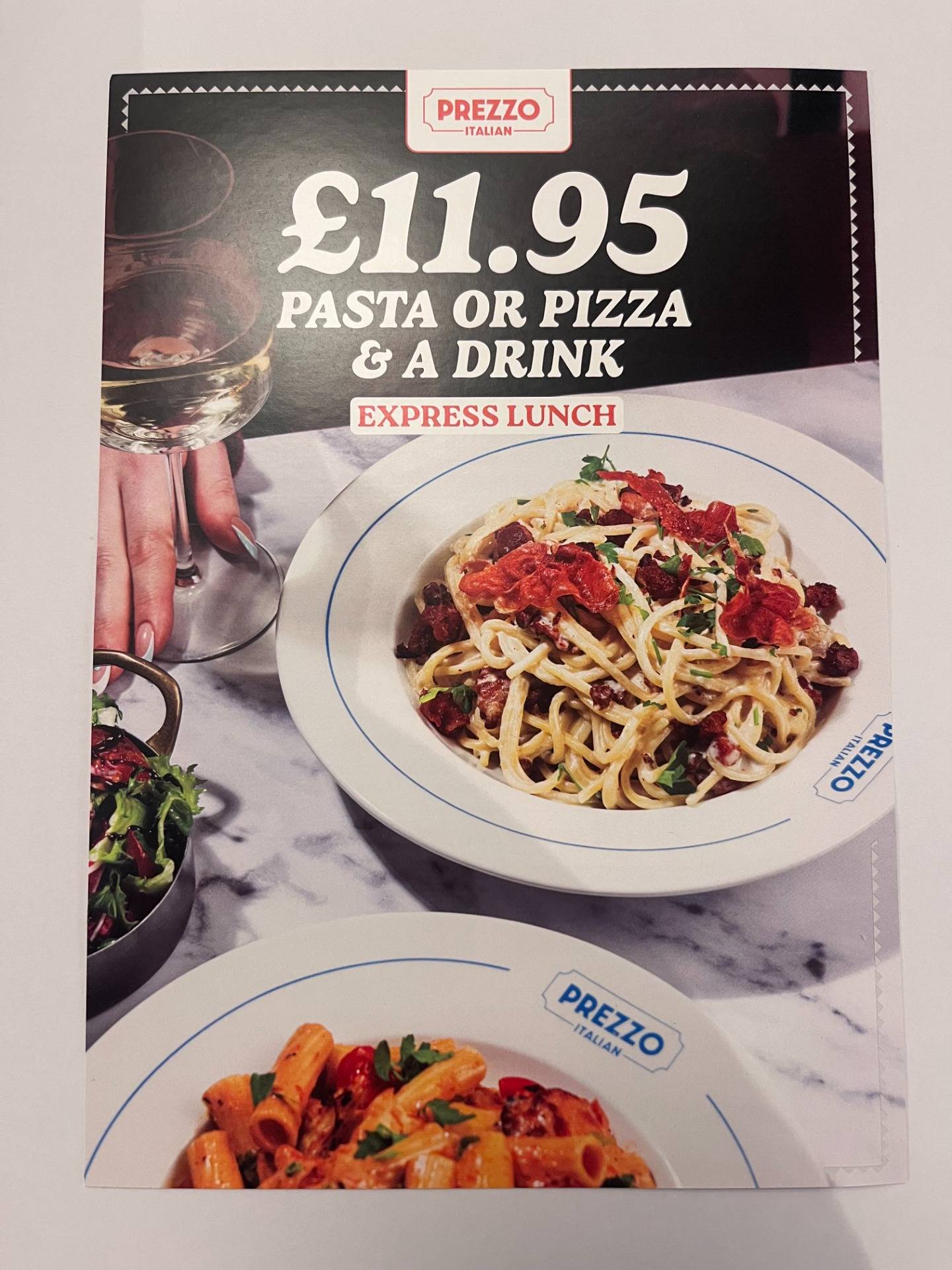 £11.95 EXPRESS LUNCH