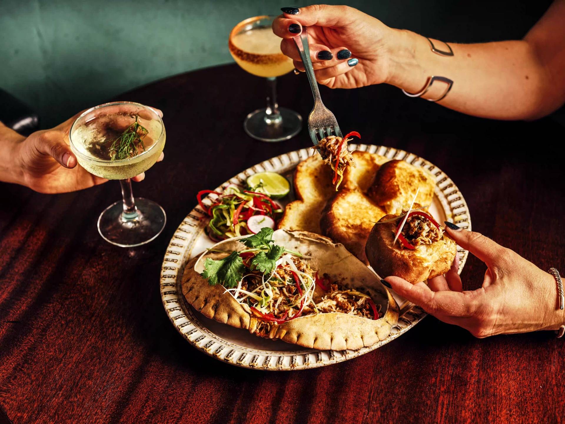 Off-menu dishes, after dusk