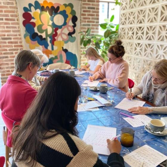 Mindful Calligraphy Workshops at Cass Art
