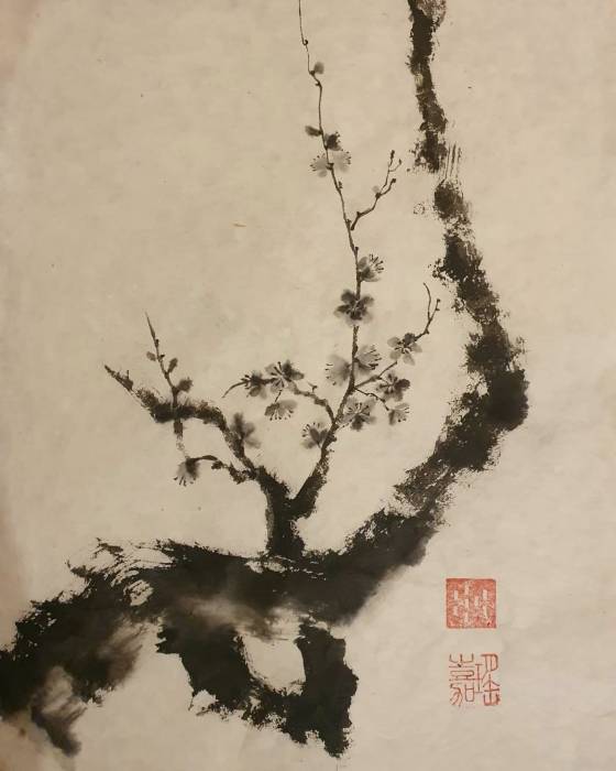 Japanese Ink Painting short course (4 lessons)