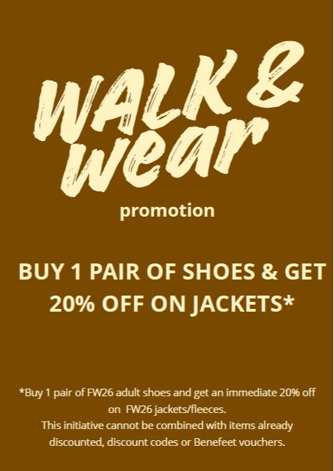WALK & WEAR – 20% OFF